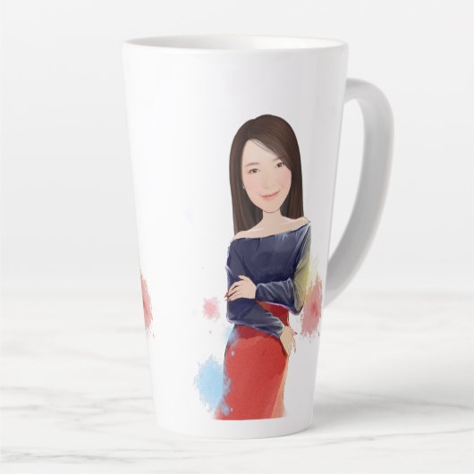 Latte Tasse (Rechte Ecke)