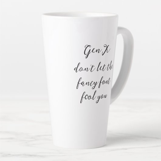 Latte Tasse (Rechte Ecke)