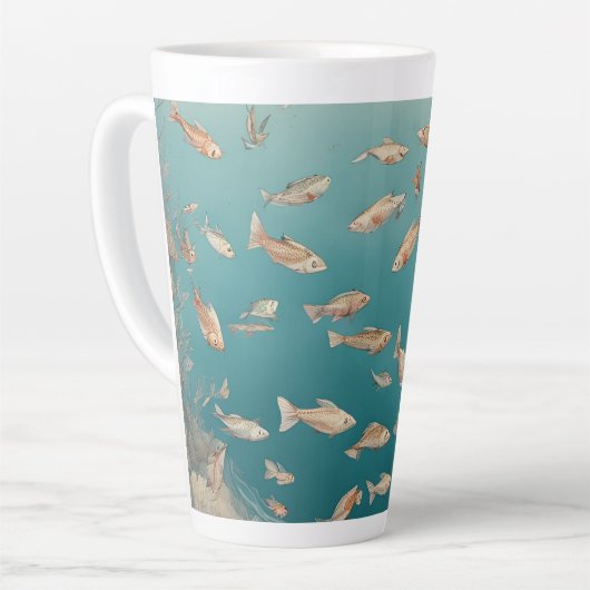 Latte Tasse (Linke Ecke)