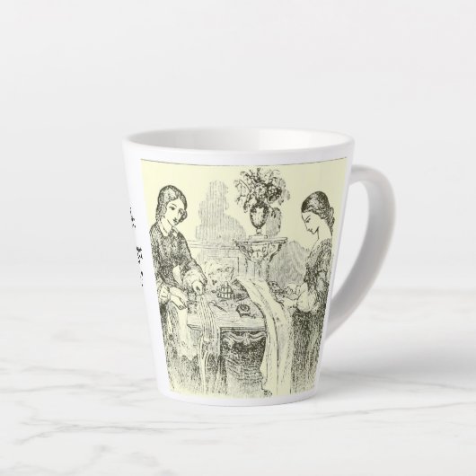 Latte Tasse (Rechte Ecke)