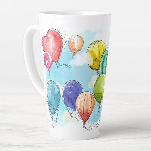 Latte Tasse (Linke Ecke)