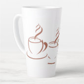 Latte Tasse (Linke Ecke)
