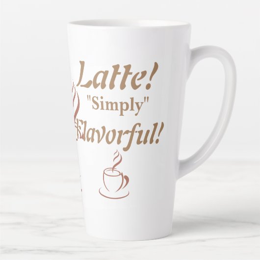 Latte Tasse (Rechts)