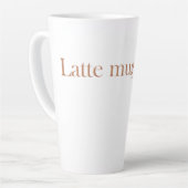 Latte Tasse (Linke Ecke)