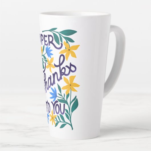 Latte Tasse (Rechte Ecke)