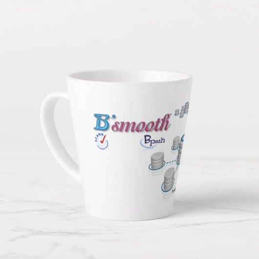 Latte Tasse 12 0z (Linke Ecke)