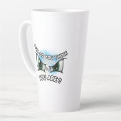 Latte Tasse 17oz : Wer denkst du? (Linke Ecke)