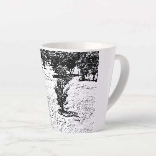 Latte-Tasse 340ml Milchtasse (Rechte Ecke)