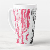 Latte-Tasse – Abstract Land Milchtasse (Linke Ecke)