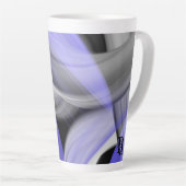 Latte Tasse Abstrakt Zuhause Trend Lavender Violet (Rechte Ecke)