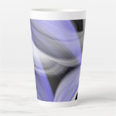 Latte Tasse Abstrakt Zuhause Trend Lavender Violet (Vorderseite)
