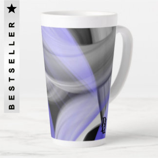 Latte Tasse Abstrakt Zuhause Trend Lavender Violet