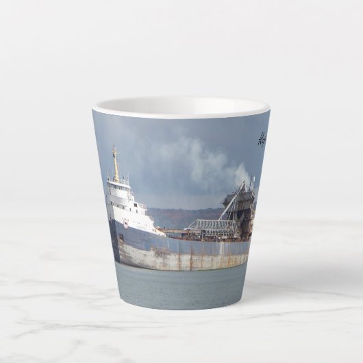 Latte-Tasse aus Algosteel Milchtasse (Vorderseite)