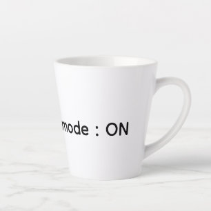 Latte-Tasse beschreibt deinen Geisteszustand Milchtasse