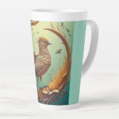 Latte-Tasse (Brauner Vogel) Milchtasse (Rechte Ecke)