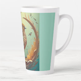 Latte-Tasse (Brauner Vogel) Milchtasse