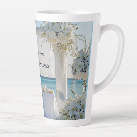 Latte Tasse - Bridal Latte Tasse - (Rechts)