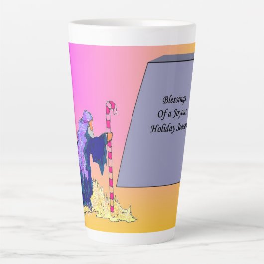 Latte Tasse / Christmas Shepherd (Vorderseite)