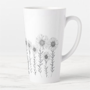 Latte Tasse Daisy Floral
