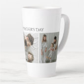 Latte Tasse des Vaters - Benutzerdefiniert 3 Foto  (Rechte Ecke)