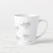 Latte Tasse: Doves Milchtasse (Rechts)