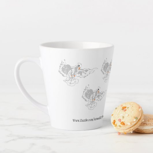 Latte Tasse: Doves Milchtasse (Beispiel)