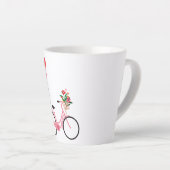 Latte Tasse - Fahrrad (Rechte Ecke)