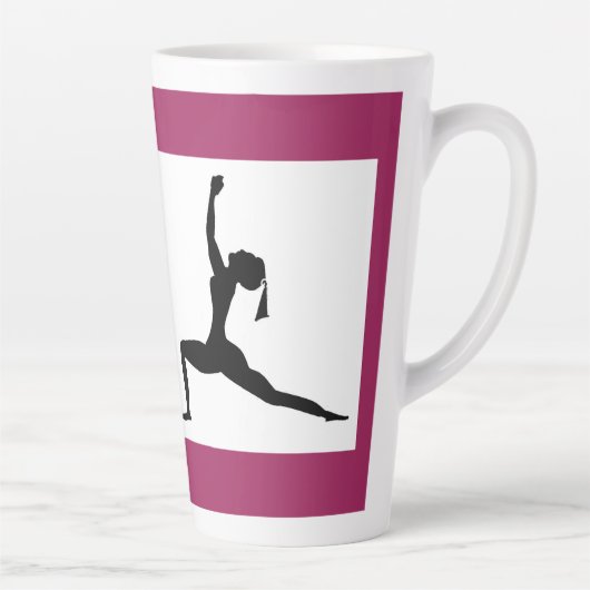 Latte Tasse - Farbauswahl (groß) (Rechts)