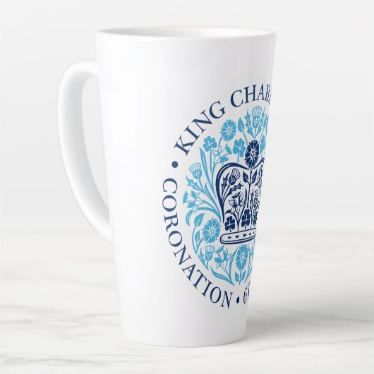 Latte Tasse for 2023 Coronation - Blue (Linke Ecke)