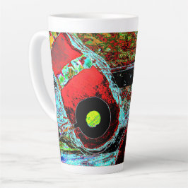 Latte-Tasse - Frequenzschlange Abstrakte Energie Milchtasse