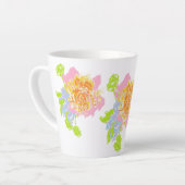 Latte Tasse: Frühlingsblumen Milchtasse (Linke Ecke)