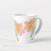 Latte Tasse: Frühlingsblumen Milchtasse (Rechte Ecke)