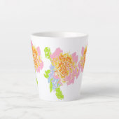 Latte Tasse: Frühlingsblumen Milchtasse (Vorderseite)
