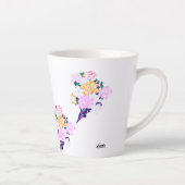 Latte Tasse: Frühlingsblumen Milchtasse (Rechts)