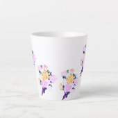 Latte Tasse: Frühlingsblumen Milchtasse (Vorderseite)