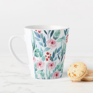 Latte Tasse für Babydusche mit niedlichem Design.