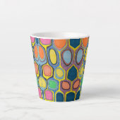 LATTE TASSE "GEO COLOR (Vorderseite)