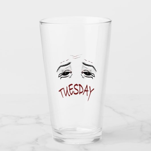 Latte-Tasse Glas (Vorderseite)
