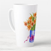 Latte Tasse, große Latte-Tasse Milchtasse (Linke Ecke)