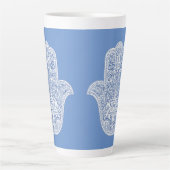 Latte Tasse - Hamsa - Judaika - Kaffee Tasse (Vorderseite)