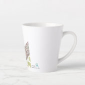 Latte-Tasse - Helmspecht Milchtasse (Rechts)