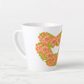 Latte Tasse: Herz der Milchprodukte Milchtasse (Linke Ecke)