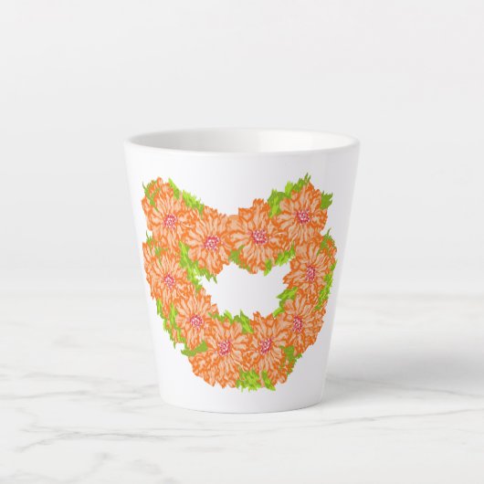 Latte Tasse: Herz der Milchprodukte Milchtasse (Vorderseite)