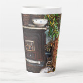 Latte Tasse im Freien (Vorderseite)