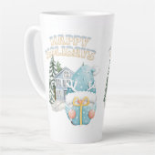 Latte Tasse im Stilstil (Linke Ecke)
