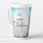Latte Tasse im Stilstil (Linke Ecke)
