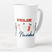 Latte Tasse im Stilstil (Rechte Ecke)