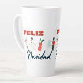 Latte Tasse im Stilstil (Linke Ecke)