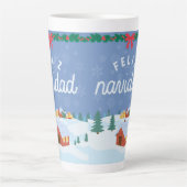 Latte Tasse im Stilstil (Vorderseite)