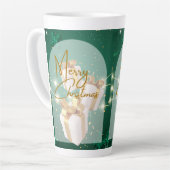 Latte Tasse im Stilstil (Linke Ecke)